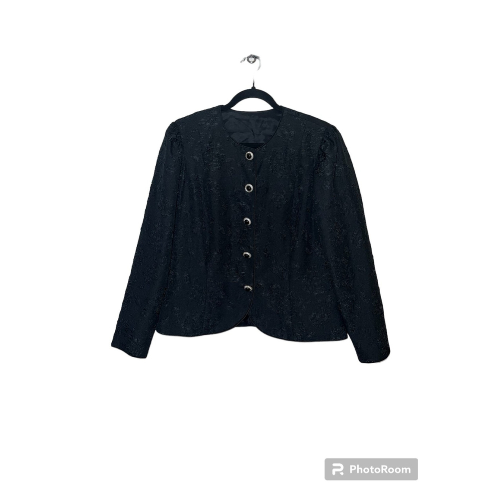 Black Damask Elliette Vintage Blazer